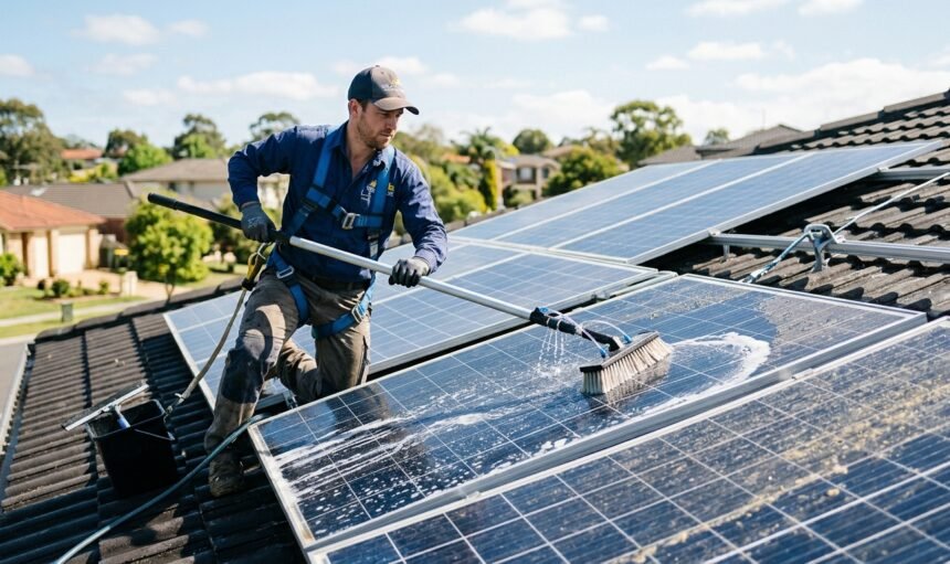 solar panels need regular cleaning