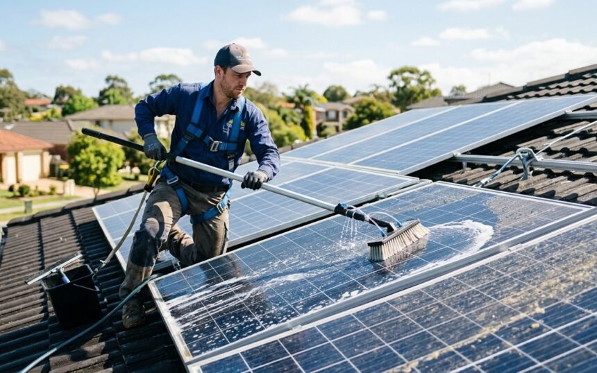 solar panels need regular cleaning
